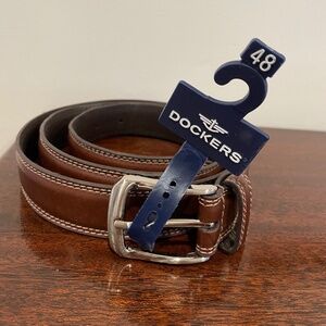 NWT DOCKERS Men’s Belt - Brown Size 48